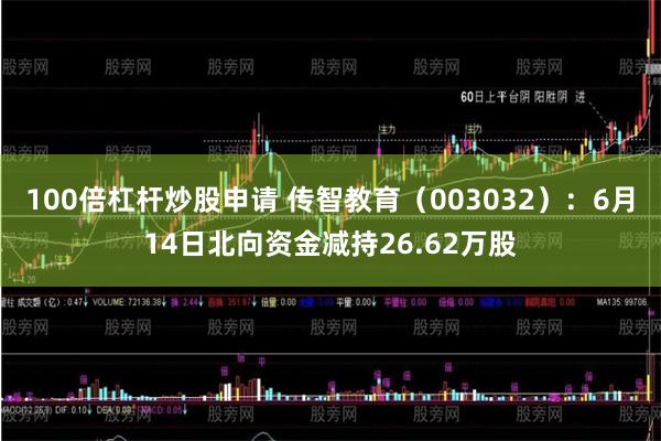 100倍杠杆炒股申请 传智教育（003032）：6月14日北向资金减持26.62万股